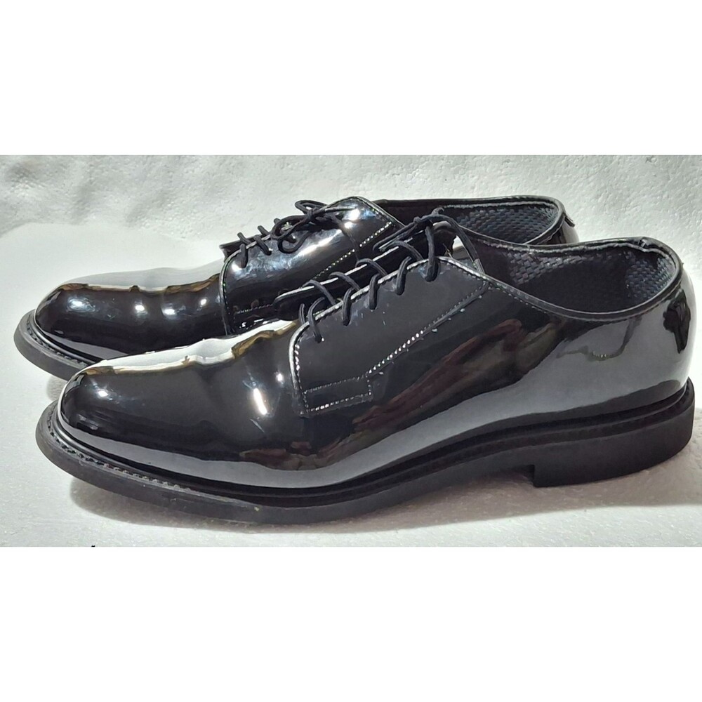 Bates Lites Men 13 D 00940 Hi Gloss Uniform Oxford Moisture Wicking Comfort